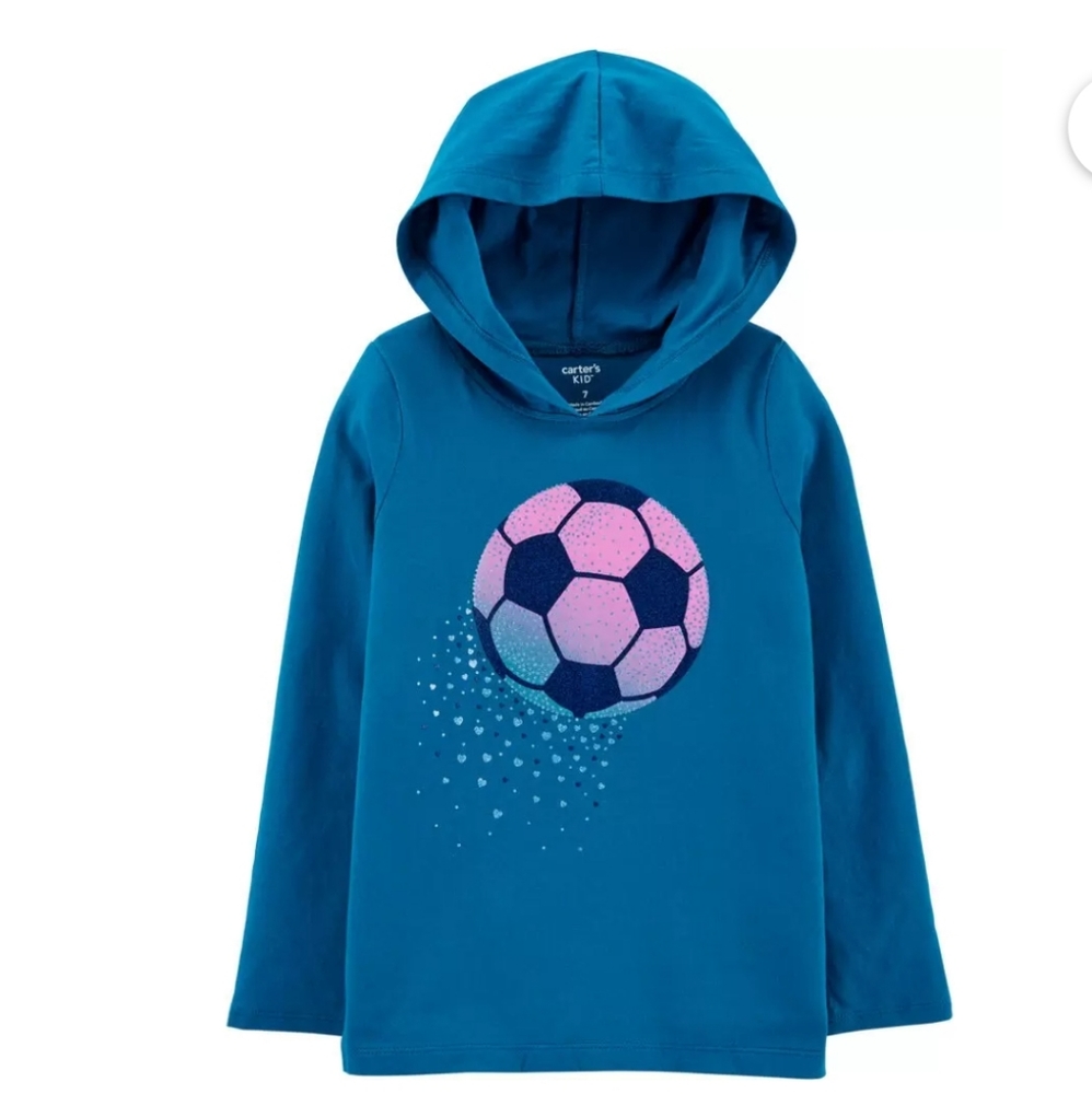 Hooded jersey tee size 7